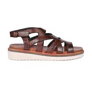 Roan by BedStu Centrist brown leather sandals strappy sz 9.5 $140